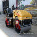 Driving vibratory road roller small double drum roller